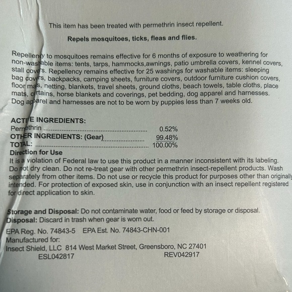 NEW Bernini Bug Shield Blanket - Picture 6 of 8